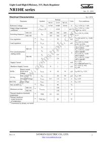 NR119E Datasheet Page 3