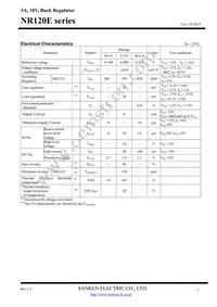 NR121E Datasheet Page 3