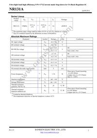 NR131A Datasheet Page 2