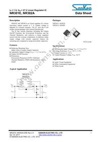 NR301E Datasheet Cover