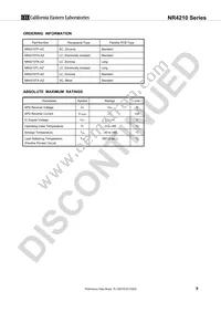 NR4210TA-EC-AZ Datasheet Page 9