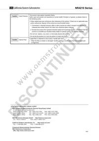NR4210TA-EC-AZ Datasheet Page 13