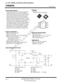 NR885K Datasheet Cover