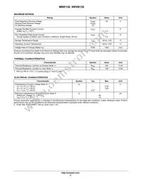 NRVB130T3G Datasheet Page 2