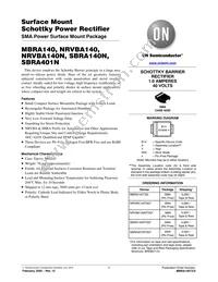 NRVBA140T3G-VF01 Datasheet Cover