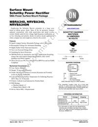 NRVBA340T3G-VF01 Datasheet Cover