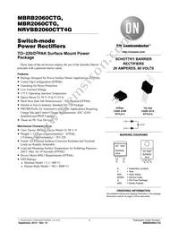 NRVBB2060CTT4G Datasheet Cover