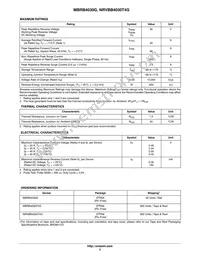 NRVBB4030T4G Datasheet Page 2