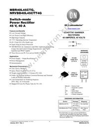 NRVBB40L45CTT4G Datasheet Cover