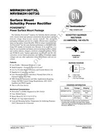 NRVBM2H100T3G Datasheet Cover