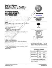 NRVBS2040LT3G-VF01 Datasheet Cover