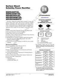 NRVBS360BT3G-VF01 Datasheet Cover