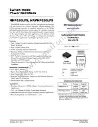 NRVHP820LFST1G Datasheet Cover