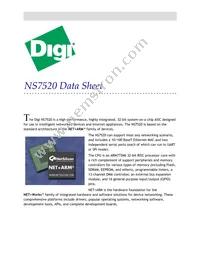 NS7520B-1-I55 Datasheet Cover