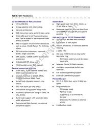 NS9750B-0-C125 Datasheet Page 5