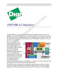 NS9750B-A1-C125 Datasheet Cover