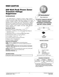 NSB13ANT3G Datasheet Cover