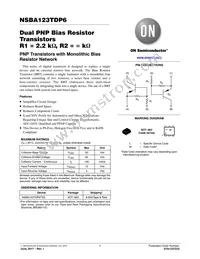 NSBA123TDP6T5G Datasheet Cover