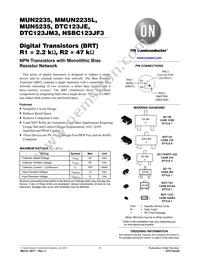 NSBC123JF3T5G Datasheet Cover