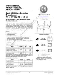 NSBC143EDXV6T1G Datasheet Cover