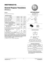 NSCT3904LT3G Datasheet Cover