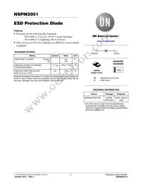 NSPM2051MUT5G Datasheet Cover