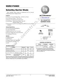 NSR01F30MXT5G Datasheet Cover