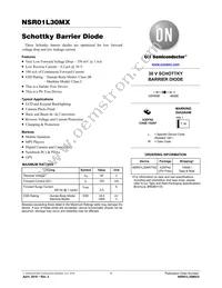 NSR01L30MXT5G Datasheet Cover
