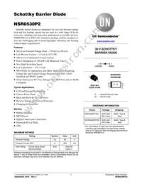 NSR0530P2T5G Datasheet Cover