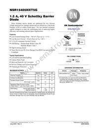 NSR15405NXT5G Datasheet Cover