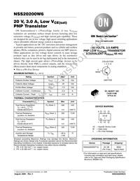 NSS20200W6T1G Datasheet Cover