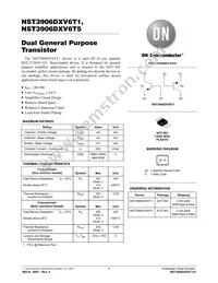 NST3906DXV6T1 Datasheet Cover