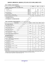 NSVDTC114YM3T5G Datasheet Page 4
