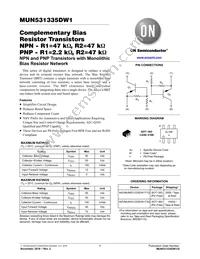 NSVMUN531335DW1T3G Datasheet Cover