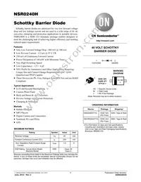 NSVR0240HT1G Datasheet Cover