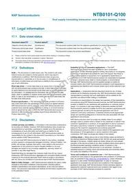 NTB0101GW-Q100H Datasheet Page 19