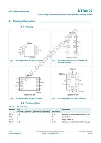 NTB0102GD Datasheet Page 3
