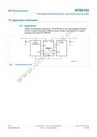 NTB0102GD Datasheet Page 15