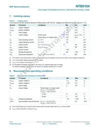 NTB0104UK Datasheet Page 6