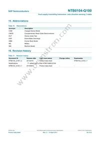 NTB0104UK-Q100Z Datasheet Page 20