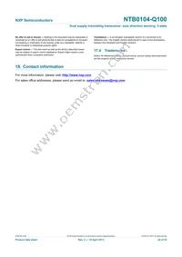 NTB0104UK-Q100Z Datasheet Page 22