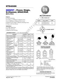 NTD4858NAT4G Datasheet Cover