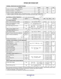 NTGS3136PT1G Datasheet Page 2