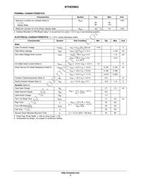 NTHD5903T1G Datasheet Page 2