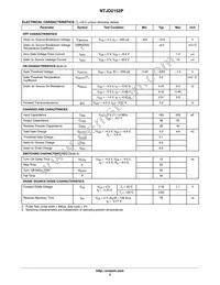 NTJD2152PT4G Datasheet Page 2