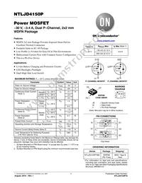 NTLJD4150PTBG Datasheet Cover