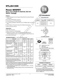 NTLJS4159NT1G Datasheet Cover