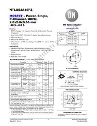 NTLUS3A18PZTAG Datasheet Cover
