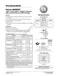 NTLUS3A40PZCTBG Datasheet Cover