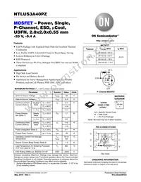 NTLUS3A40PZTBG Datasheet Cover